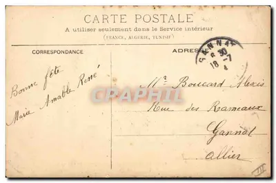 Royat - Il kiosco della musica nel parco — Garel Ainé, Bazar Clermont-Ferrand — Verso