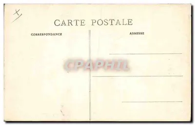 Ammiraal Boué de Lapeyrère — Commandant van de Franse krachten in de Middellandse Zee — Cliché Piron, serie 'De Grote Figuren van de Oorlog 1914' — Achterkant