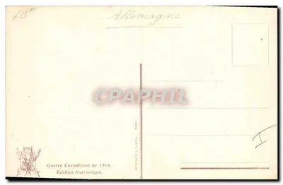 Hussardo da Morte — Tema humorístico — Edição patriótica Paris 1914 — Verso