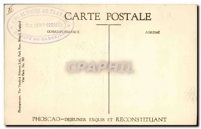Général Maunoury — Les Vainqueurs de la Marne — Édition Phoscao — Verso