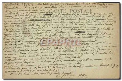 As Fiestas da Vitória em Paris — 14 de julho de 1919 — O General Mangin — Verso