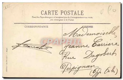 ALGER — A Marsa — Edição 'Au Ochino' — n°11 — Verso