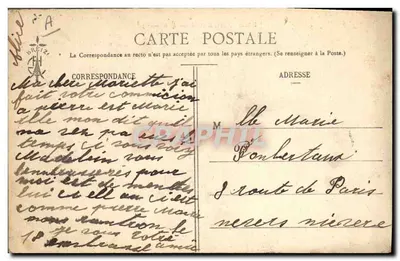 Bretagne — Na brzegu — E. H. wyd., St-Brieuc, zdjęcie A. Durand, nr 212 — Rewers