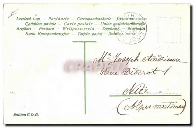 Koszyk z muguem — Znak miłosny — Wydawnictwo E.D.B. — Rewers
