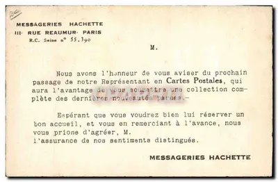 Menina sob guarda-chuva — cena de chuva com rosas — Messageries Hachette — Verso
