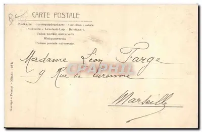Jovem homem em traje claro — jardim — Garzini à Pézzi, Milão, 1918 — Verso