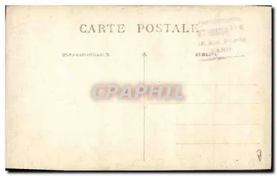 Gypsière — tancerka w stroju scenicznym — Boisson, Paryż — Rewers