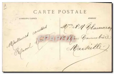 Toulon - Kiosco de la Plaza de Armas — editor N. R. & Cie, Marsella, n° 4680 — Reverso