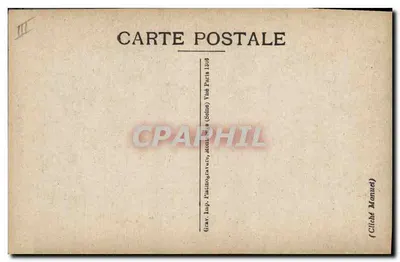 G. Clemenceau — retrato — gravura, Paris, 1908 — Verso