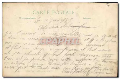Generał PAU — portret wojskowy — E. LE DELEY, drukarz, Paryż — Rewers