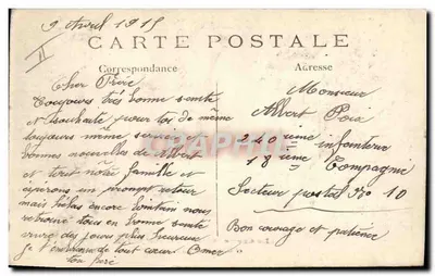 Geral Poincaré e Geral de Castelnau — A Guerra 1914-15 — J. C. Paris n°500 — Verso