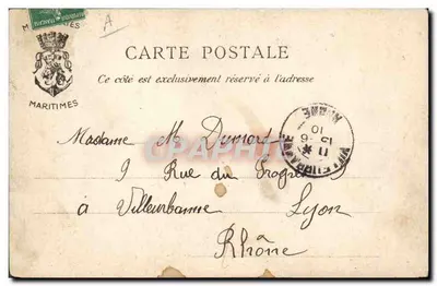 O "Melbourne" — navio a vapor — editor não identificado, número de série não visível — Verso