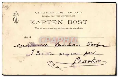 Piosenki Botrela — 316 — « Dors » — Wydawnictwo Botrel — Rewers