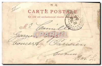 W Nivernais — polowanie — kolekcja G. Guérot, nr 7 — Rewers