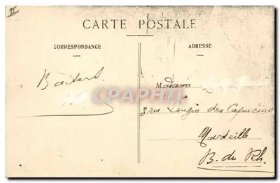 Okręgi Ajaccio — Wzgórze Gozzi — Fotografia Hameau-Cahiet, Ajaccio, nr 21 — Rewers