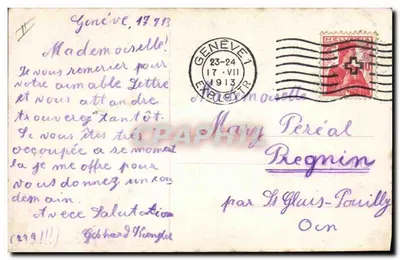 Dwie osoby przy jeziorze — scena bukoliczna — nr 2149/50 — Rewers