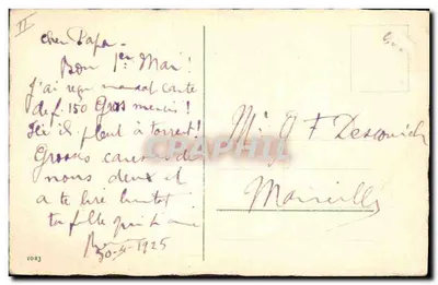 Büschel von Mädesüß — Glückstür — Verlag nicht sichtbar — Rückseite