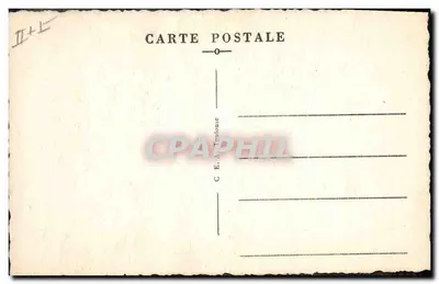 Cachorro preto — retrato — C.E.A. Toulouse — Verso