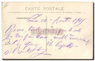 Geral Maunoury — A Guerra 1914-1915 — R.P. Paris n°218 — Verso