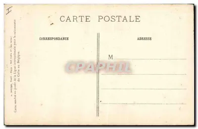 Rei Albert e Rainha Elisabeth da Bélgica — perto de Furnes, entre Nieuport e Dunkerque — Último Lambeau da Héróica Bélgica, n°178, edição Simont, An. Paris — Verso
