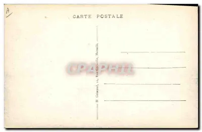 S/S LA MARSAA II — Cie de Navigation Mixte — editor H. Grimaud, Marselha — Verso