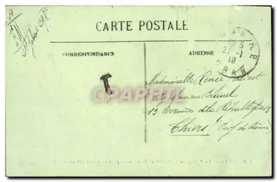 Oran — A "Medjerda", correspondência de Port-Vendres saindo do Porto de Oran — LL, n°239 — Verso