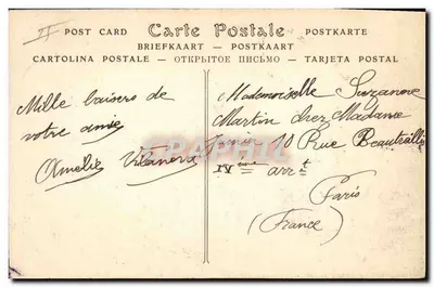 ORAN — Salida de la « Medjerda », Correo — ND Phot — Reverso