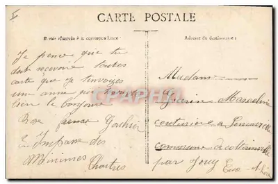 Donna con mazzo di fiori — sotto una campana decorata con 'Buone Pasque' — editore Pauline, n° 538 — Verso