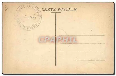 El "Bourdon" de los 400.000 muertos de Verdún — Torre del Ossario de Douaumont — editor desconocido, número de serie no visible — Reverso
