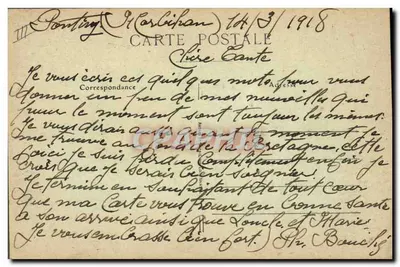 Dwie młode kobiety zawieszające napis 'Vive la BRETAGNE' — N° 206 — wydawca nieznany — Rewers