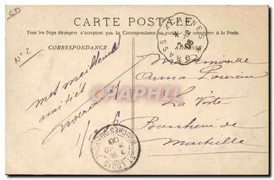 Costa d'Azurra — Raccoglimento di Giasmine — P. L. Maillan lib-édit. Cannes. 759 — Verso