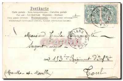Petite fille — portrait — éditeur A. M. B. R. U. S. A. Z. 2 — Rückseite