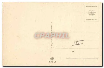 Adama i Ewy — scena ogrodu Edenu — n° 1976-2 — Rewers