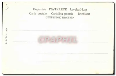 Due giovani donne in abiti dell'epoca — 9 ottobre 1901 — B.K.W.I. n° 730/2 — Verso