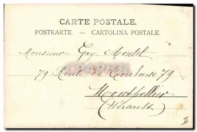 Jovem mulher em traje da época — Henri 1904 — editor não visível — Verso