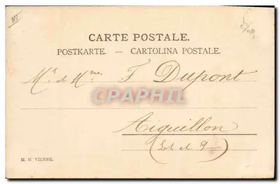 Retrato de mulher — chapéu de penas — editor M.M. Vienne, n° 119 — Verso