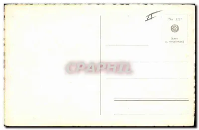 Pensje — ilustracja w technice akwareli — wydawca SPF, n° 1217 — Rewers