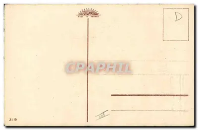 Buquê de flores e bagas — Aniversário — Editor J. Klein, n° 319 — Verso