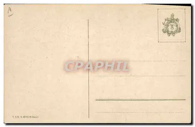 Roz — tekening in waterverf — C. Kleiner — Achterkant