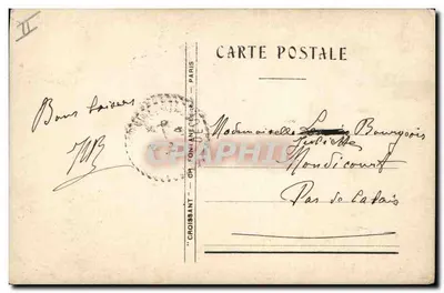 Cachorro — retrato — Croissant, Paris, n°3161 — Verso