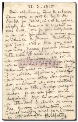 Geral francês — Comandante em chefe do Exército Inglês — Editor E.P.D. n° 14 — Verso