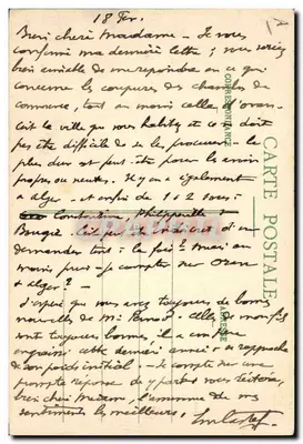 St-Nazaire — A embarcação transatlântica La Navarre na enseada — Coleção Delaveau — Verso