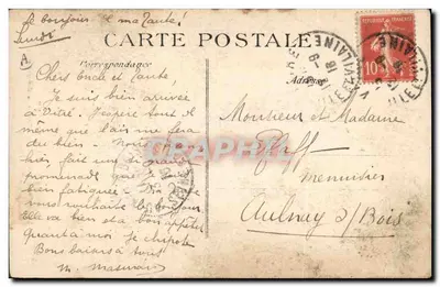 En Bretaña — La cama cerrada — Noche de boda — Cada uno se quita la ropa — Timidez — W.D. n°628 — Reverso