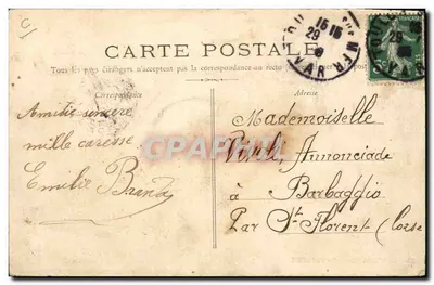Grasse - La Coëuillette du Jasmin — editore non identificato, n° 32 — Verso