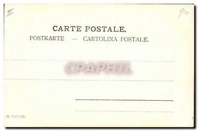 Joven mujer y hombre con ovejas — escena pastoral — M. Vienne, editor — Reverso