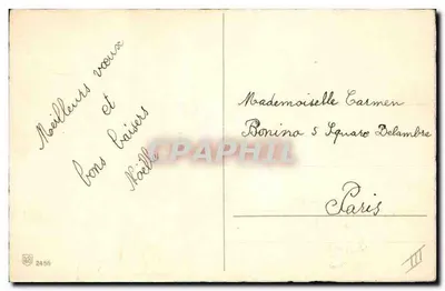 Bouquet van rozen — Sint-Katharijn — uitgever BAL — Achterkant