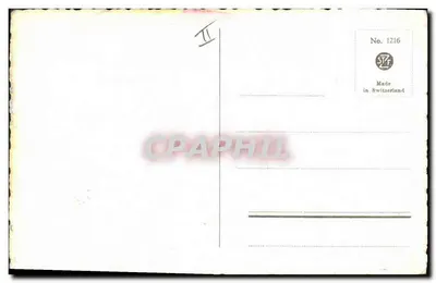 Bouquet tulpen — waterverf — uitgever STF, n° 1216 — Achterkant