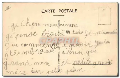 Cão de caça francês — retrato — MGM — Verso
