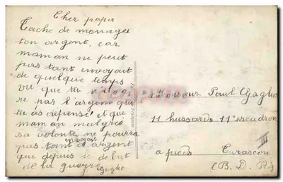 Geral de Castelnau — retrato militar — AG, n°135 — Verso