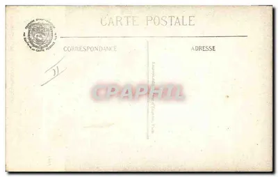 General Gallieni — Retrato militar — Foto H. Maniuel — Reverso